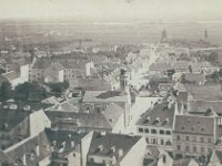 Trg Petra Preradovića 1871. godine (Ivan Standl). Panorama budućeg trga.jpg